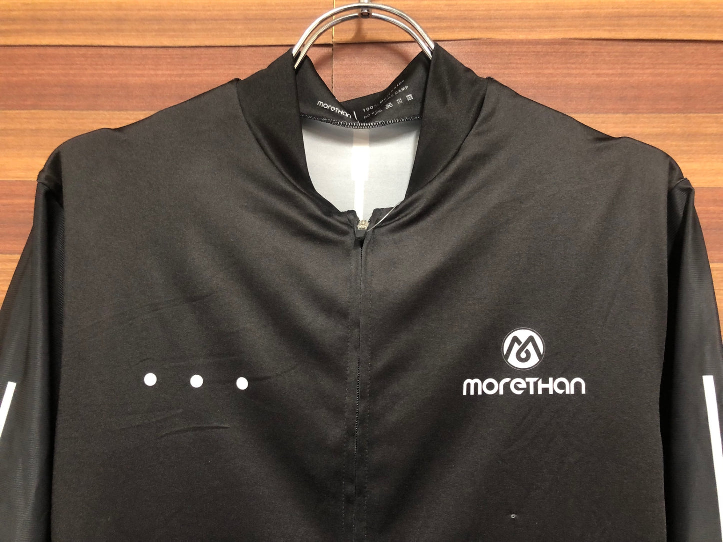 IL502 モーゼン morethan 半袖 サイクルジャージ 黒 L