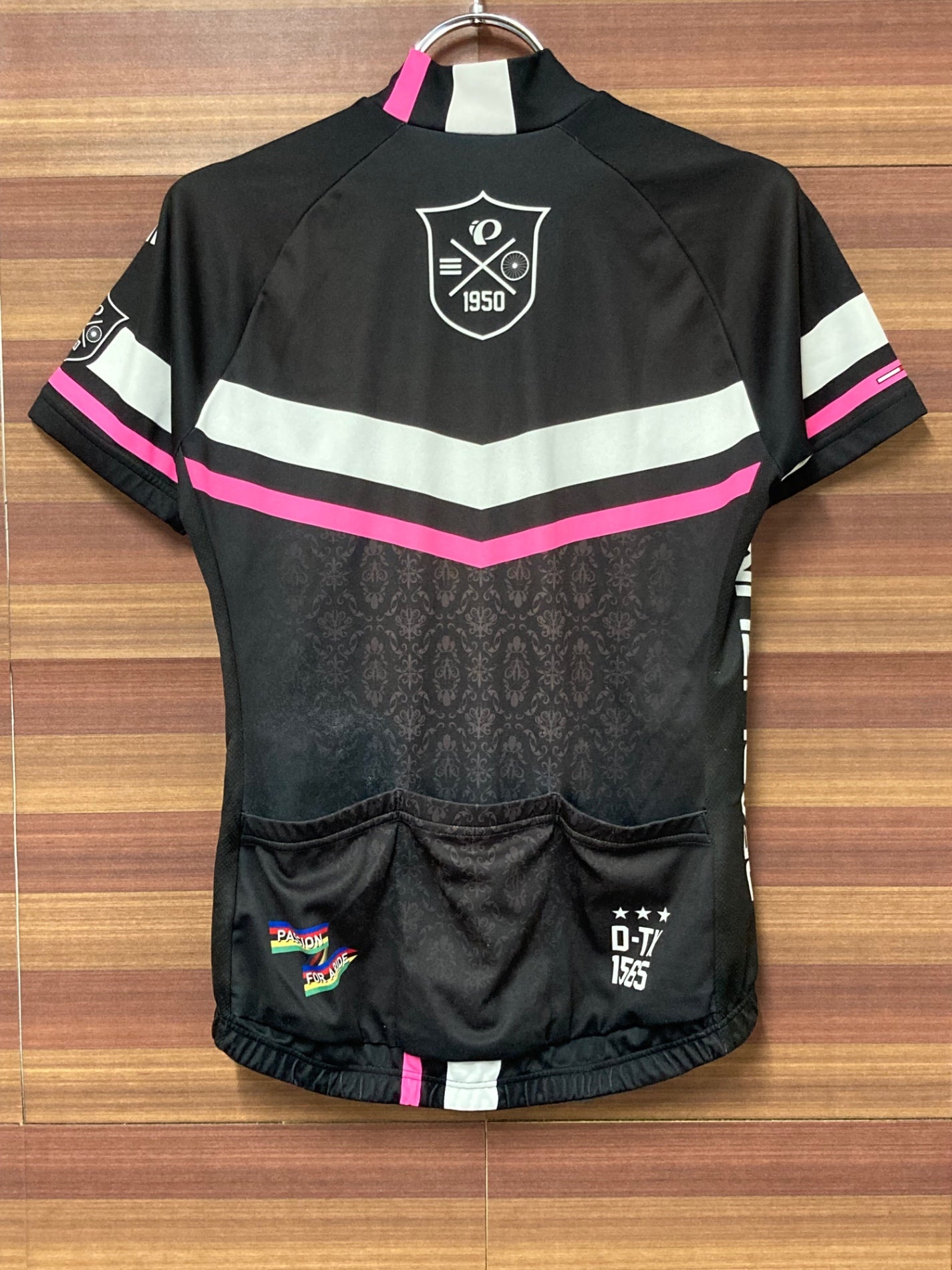 IL512 パールイズミ PEARL iZUMi 半袖サイクルジャージ 黒 M レディース スレあり 日焼け