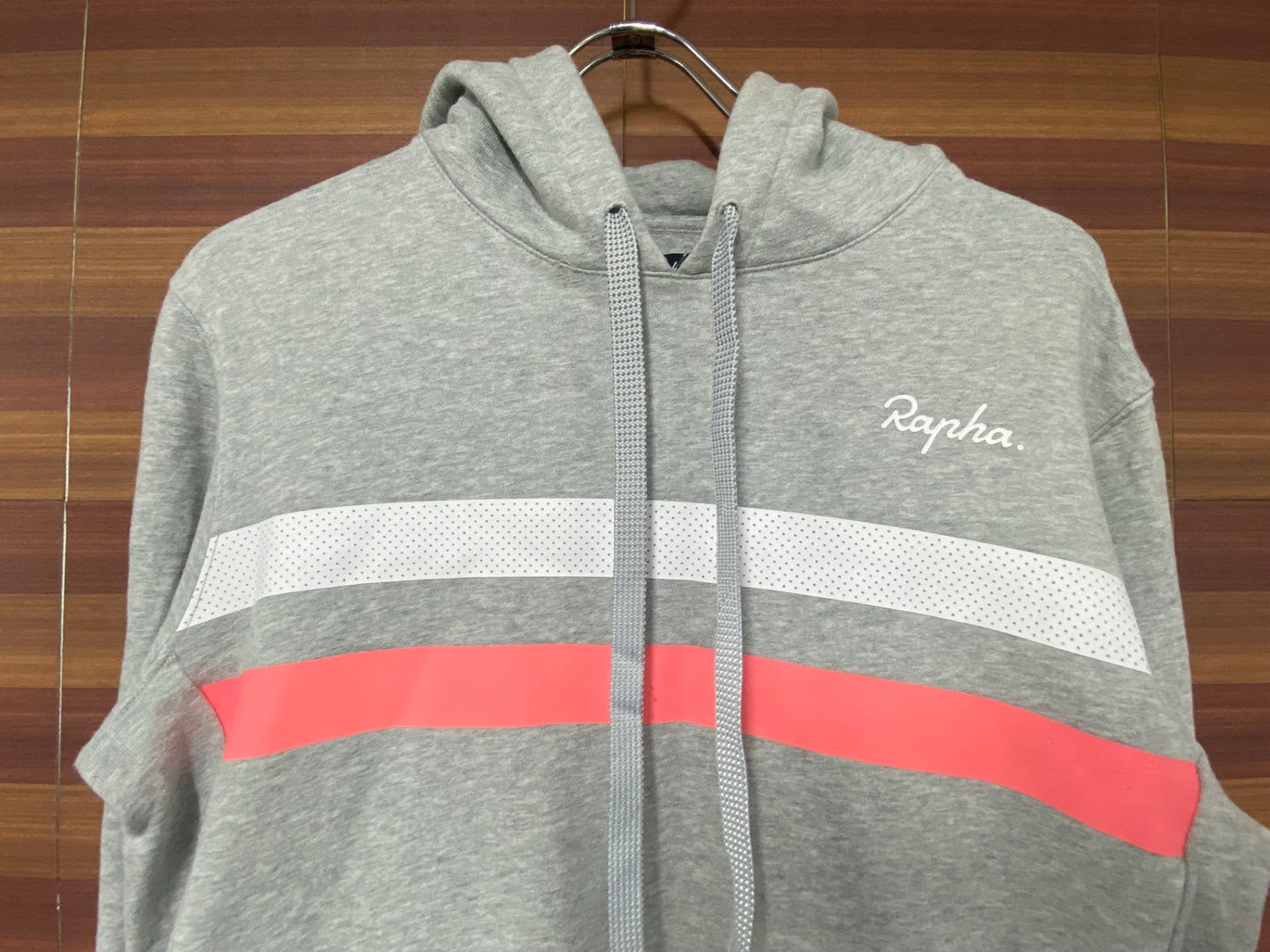 IK473 ラファ Rapha BREVET HOODIE 長袖 パーカー グレー S