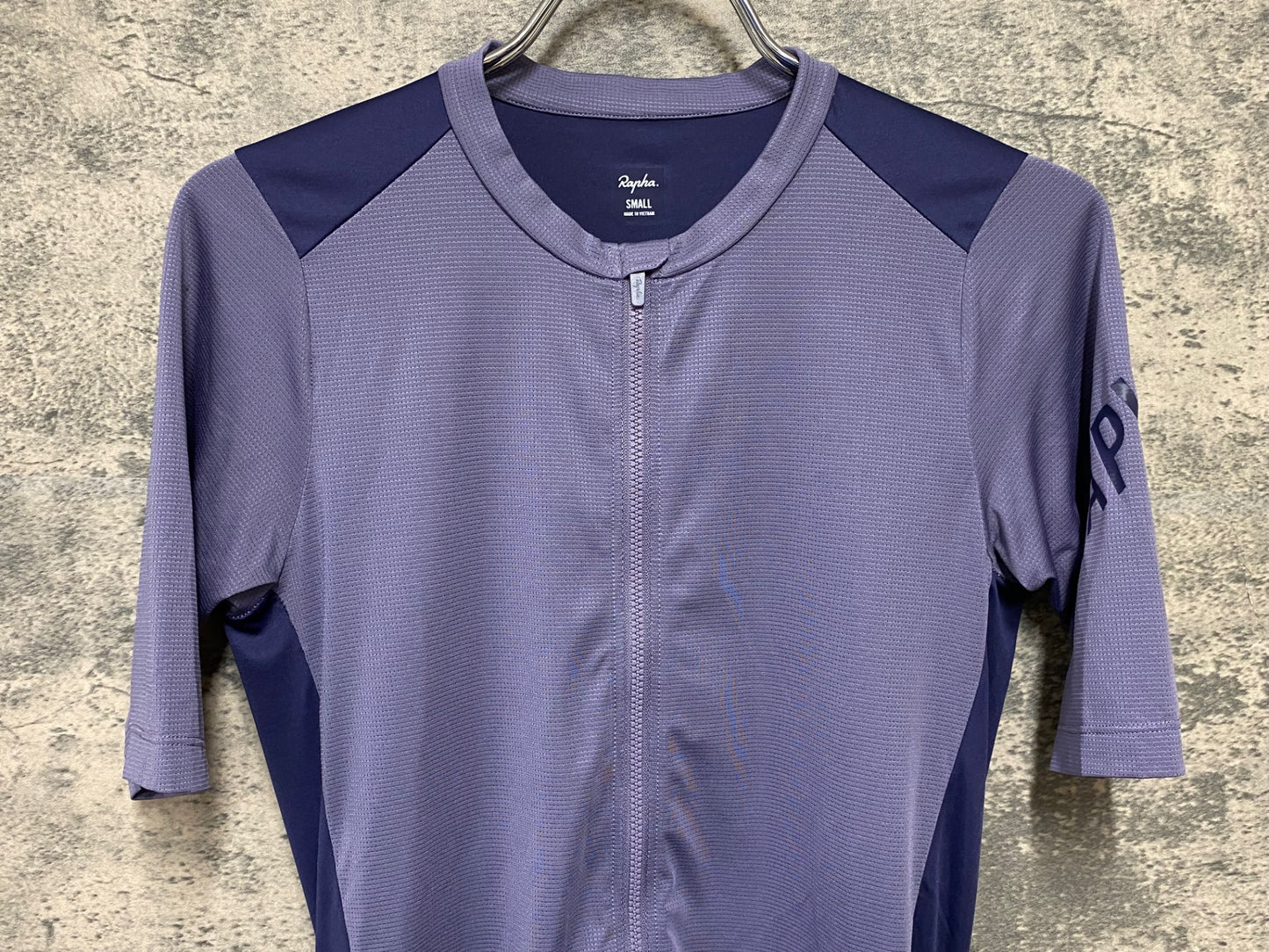 IZ695 ラファ Rapha PRO TEAM JERSEY 半袖 サイクルジャージ 紫 S