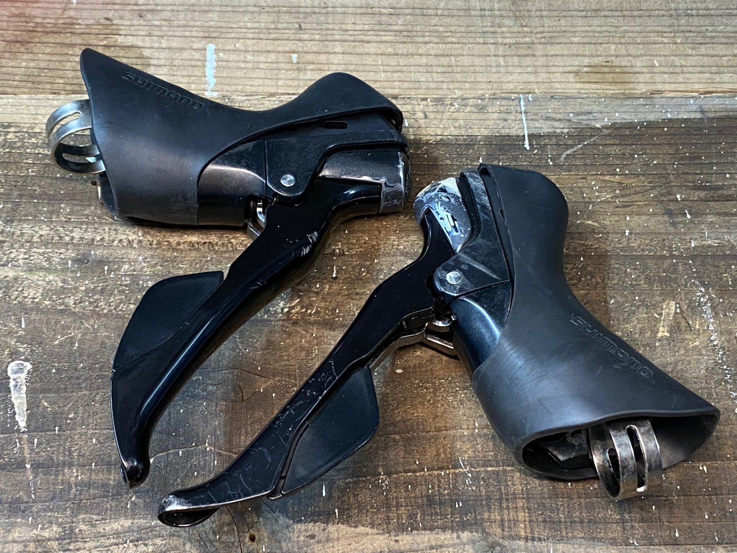 IU578 シマノ SHIMANO ST-5800 STIレバー 2x11S ※ガリ傷強