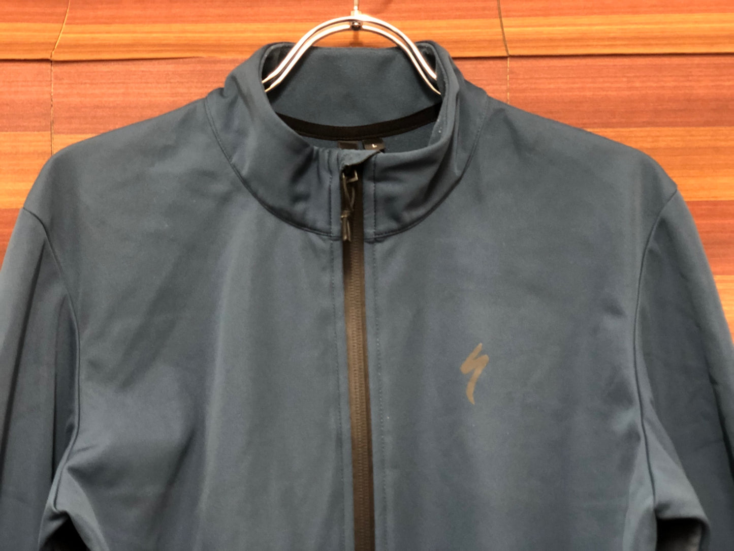 IS865 スペシャライズド SPECIALIZED 裏起毛 サイクルジャージ 紺 L