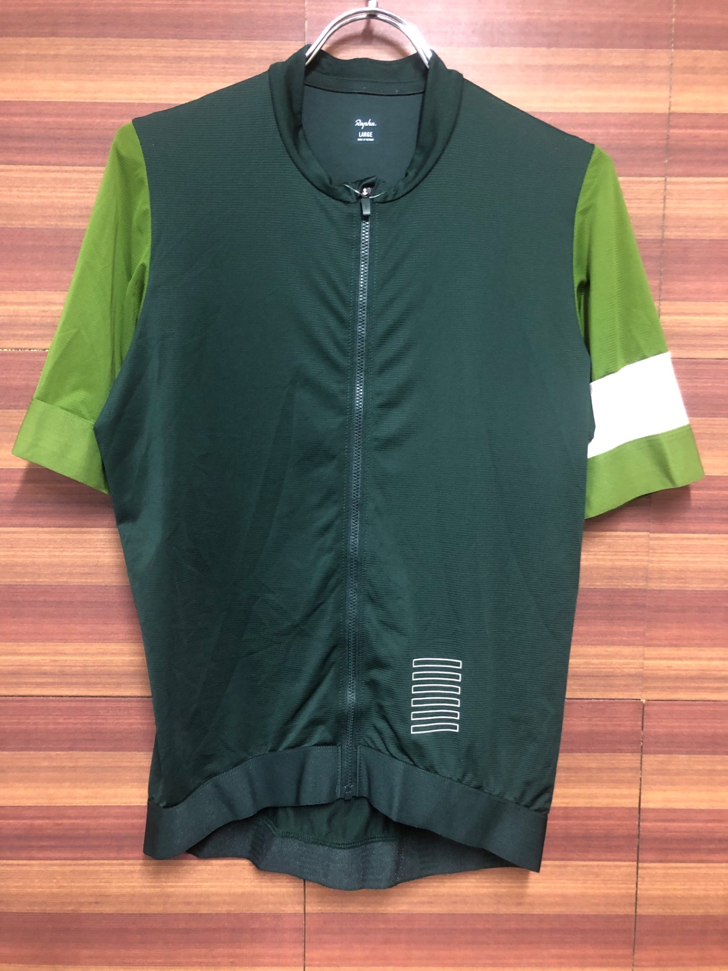 IF489 ラファ Rapha PRO TEAM TRANING JERSEY 半袖 緑 L