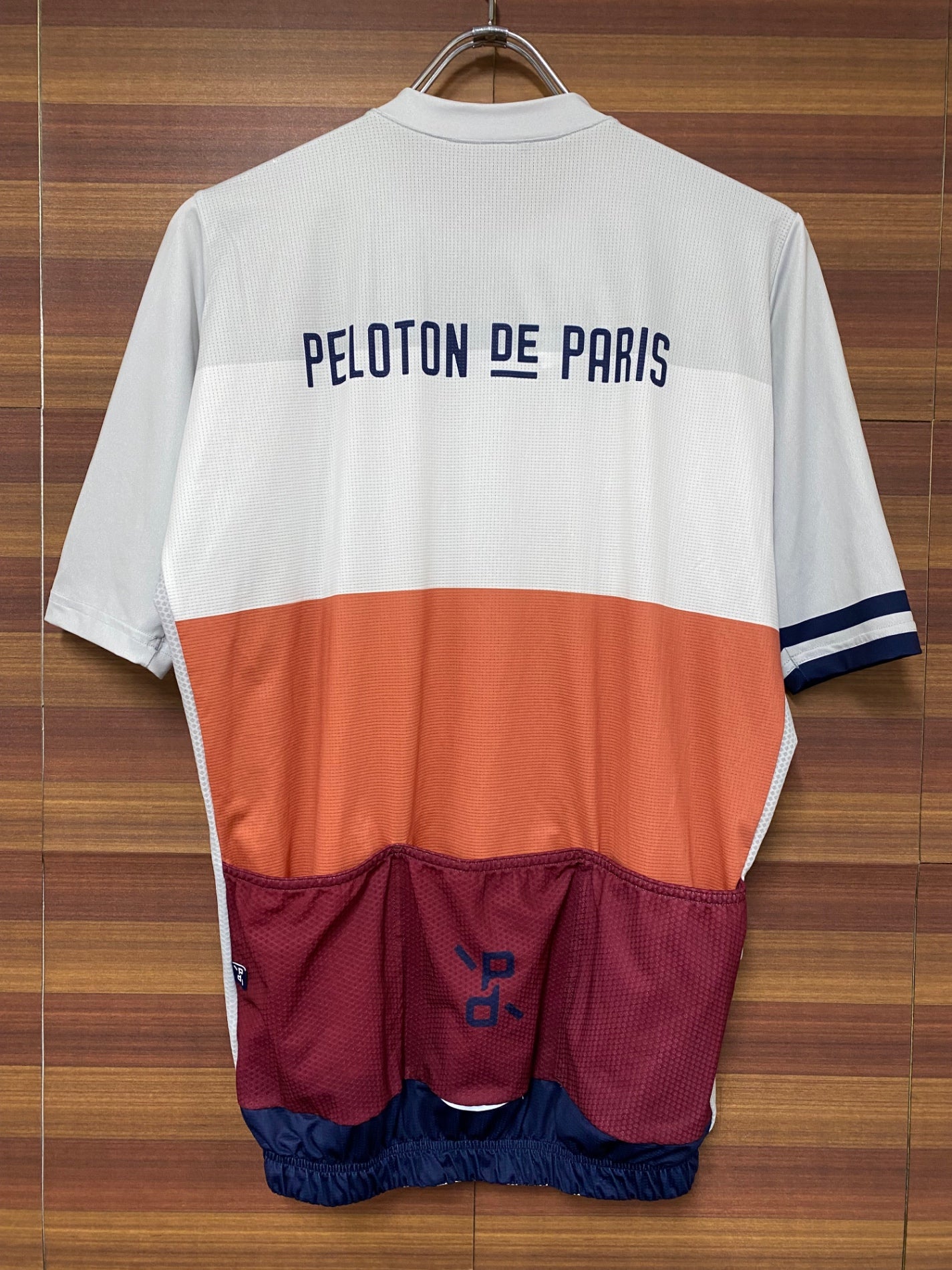 IO504 プロトンド パリ PELOTON DE PARIS DOMESTIQUE SHORT SLEEVE 半袖 サイクルジャージ 白 S