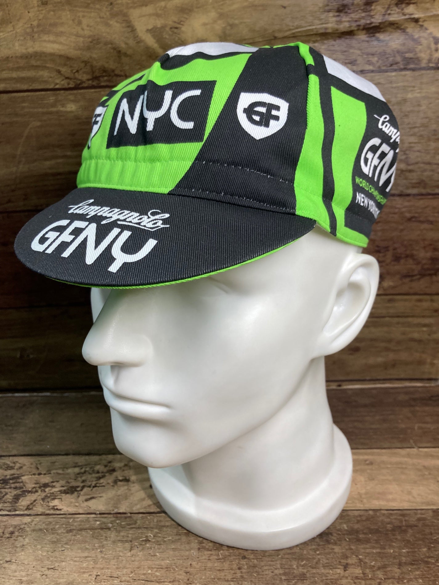 HP038 ビエンメ BIEMME 2017 GRAN FONDO NY CYCLING CAP Green/Black One Size