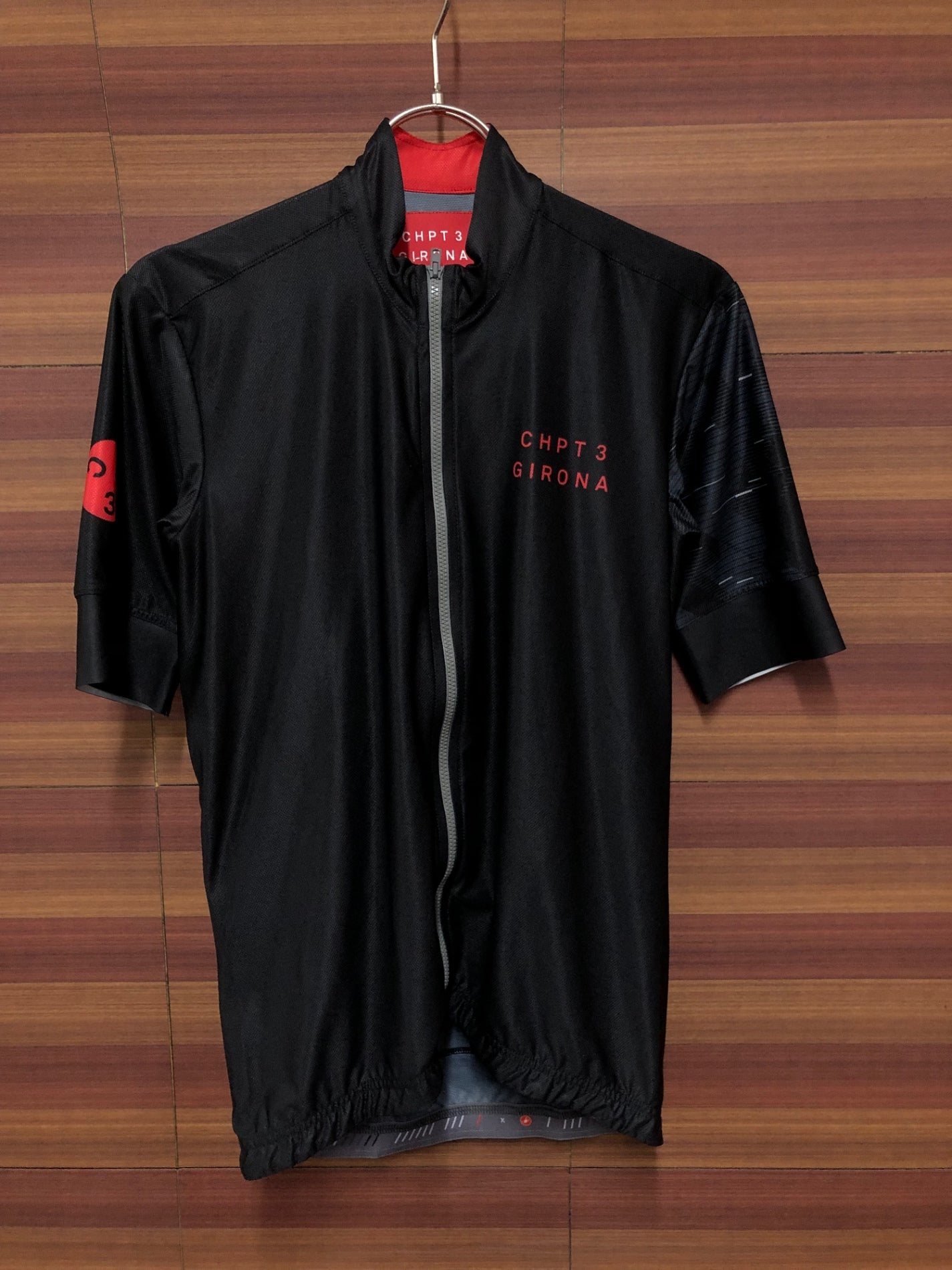 IL115 カステリ Castelli チャプター3 CHPT3 GIRONA 半袖 サイクルジャージ 黒 38