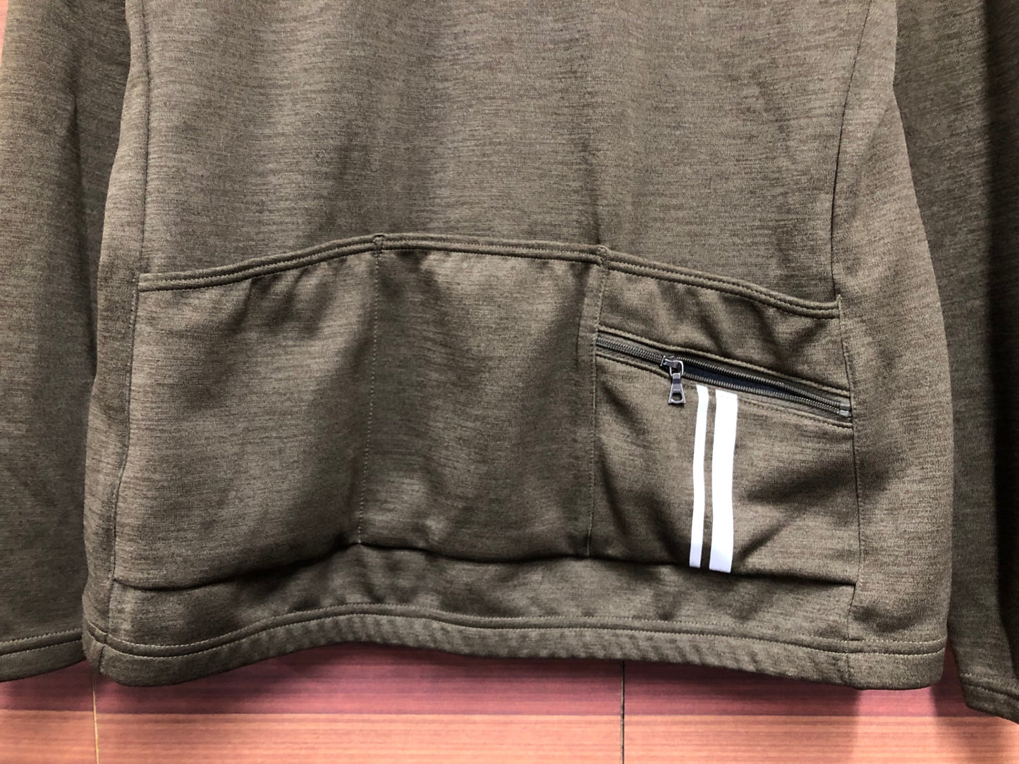 IN396 パールイズミ PEARL iZUMi 長袖サイクルジャージ L 茶 裏起毛