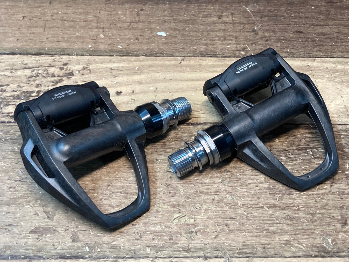 IL463 シマノ SHIMANO デュラエース DURA-ACE PD-R9100 +4mm ビンディングペダル SPD-SL