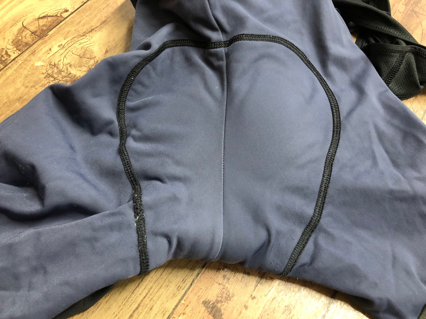 IN986 アディダス adidas 裏起毛 ビブタイツ 黒 O