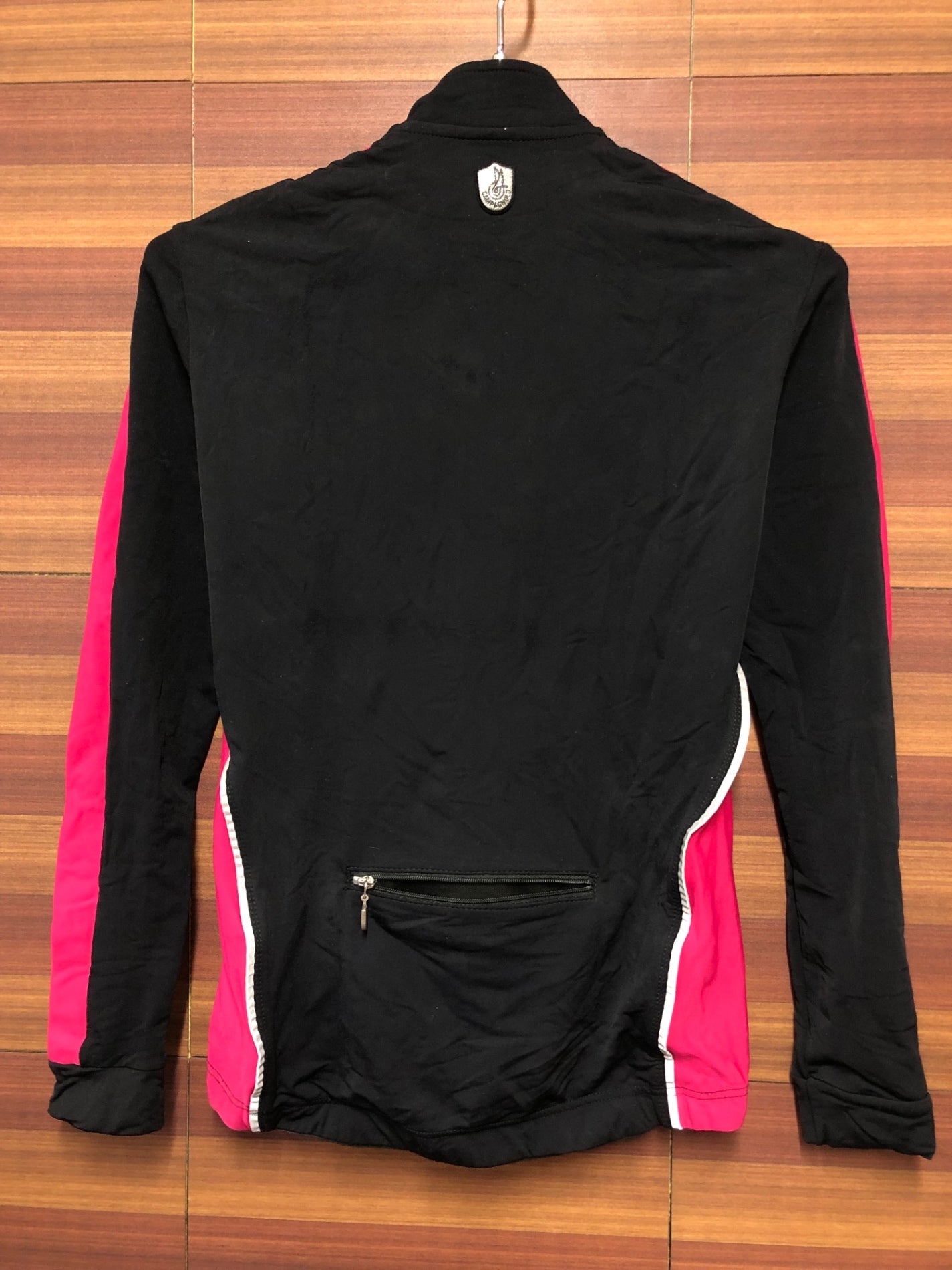 IL906 カンパニョーロ CAMPAGNOLO 長袖 サイクルジャージ 黒 ピンク S