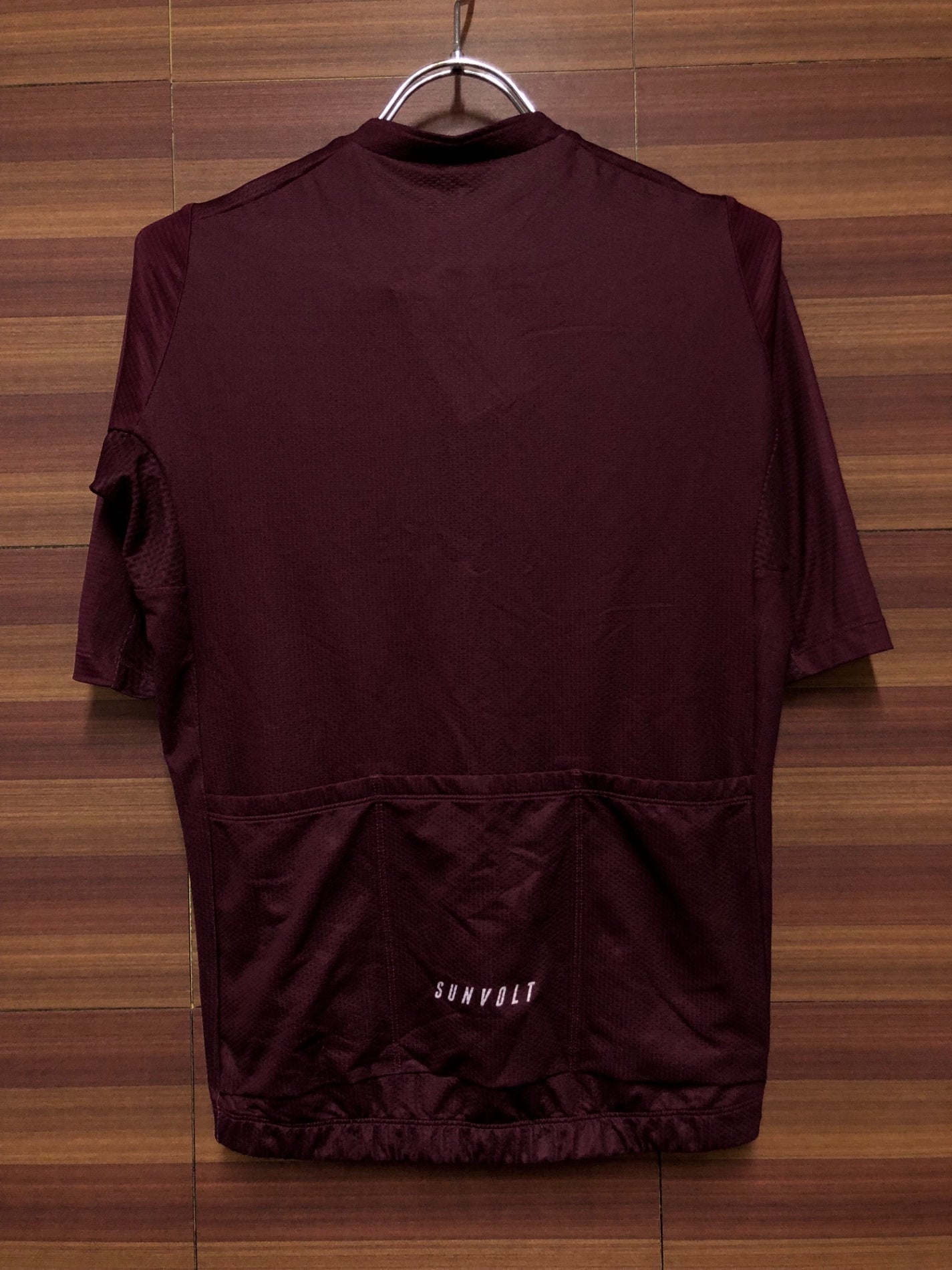 IH314 サンボルト SUNVOLT 半袖 サイクルジャージ バーガンディ L