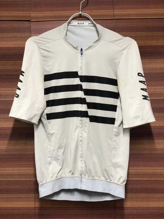 IV163 マープ MAAP PRO FIT JERSEY 半袖 サイクルジャージ オフホワイト M