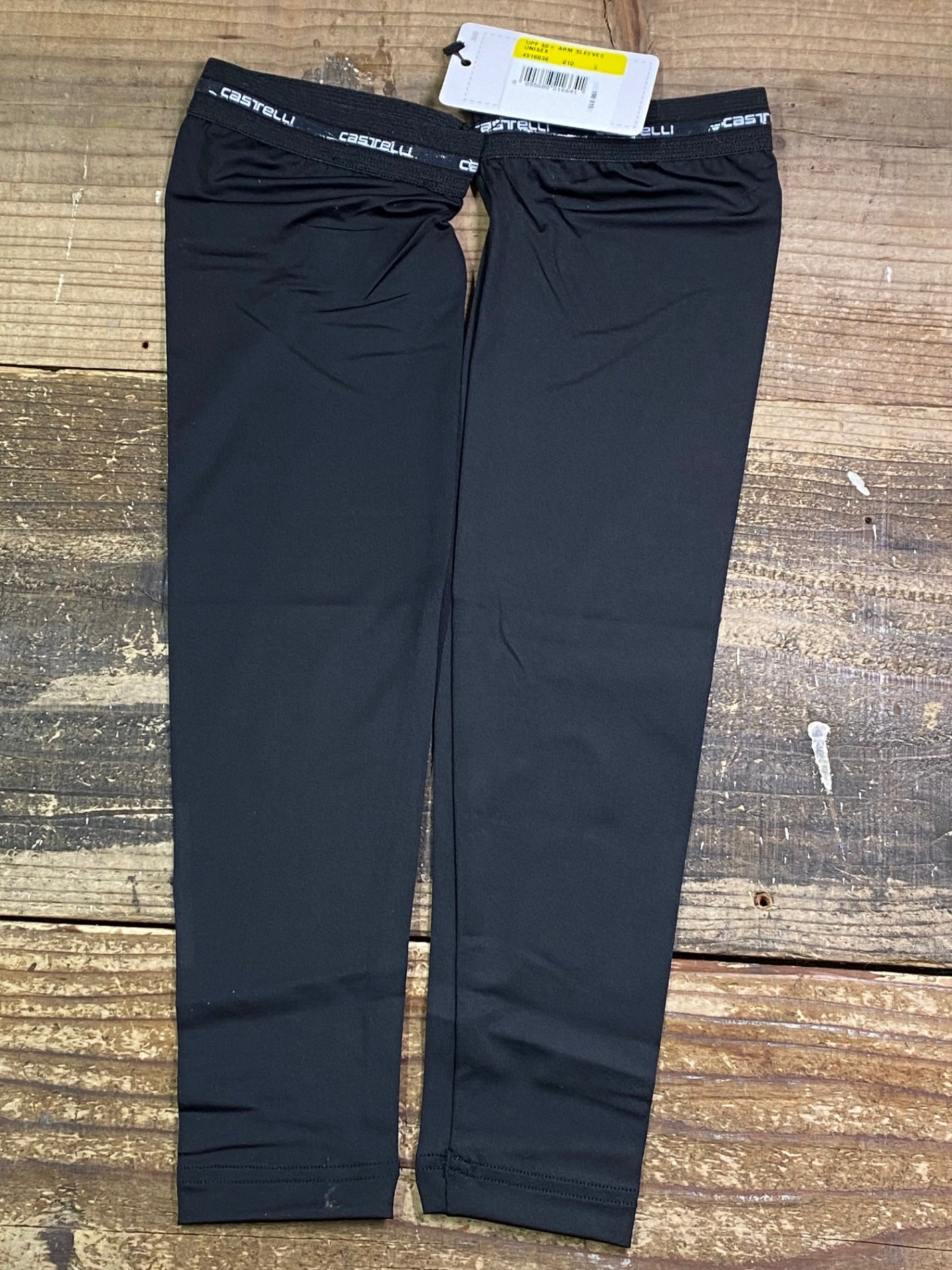 IV950 カステリ CASTELLI アームカバー 黒 S