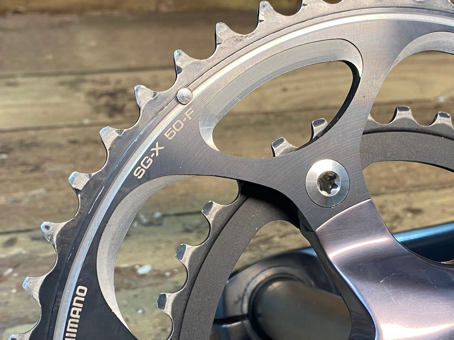 IH004 シマノ SHIMANO アルテグラ ULTEGRA FC-6650 クランクセット 50/34T 170mm