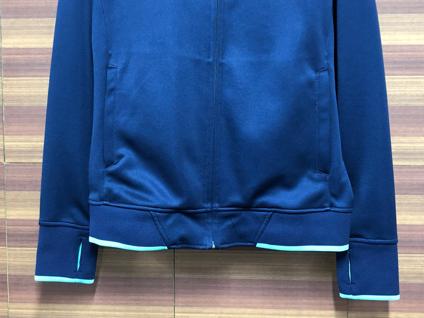 IS436 ビアンキ Bianchi 長袖 サイクルジャケット 紺 M