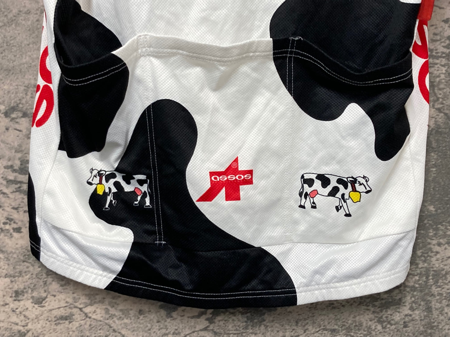 IW716 アソス assos Mumu jersey 半袖 サイクルジャージ 黒 白 M