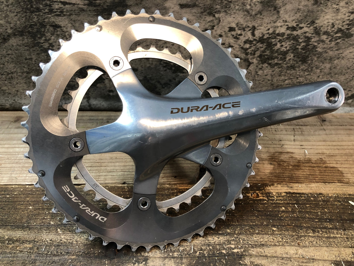 IP084 シマノ SHIMANO デュラエース DURA-ACE FC-7800 クランクセット 52/38T 167.5mm ※インナーチェーンリング非純正