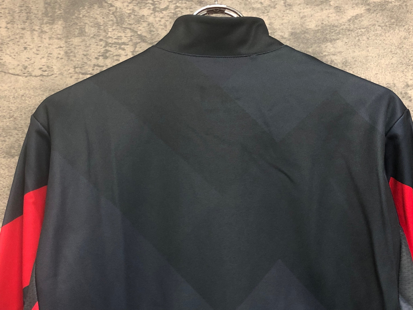 IX181 シマノ SHIMANO 長袖 サイクルジャージ 紺 赤 L 裏起毛