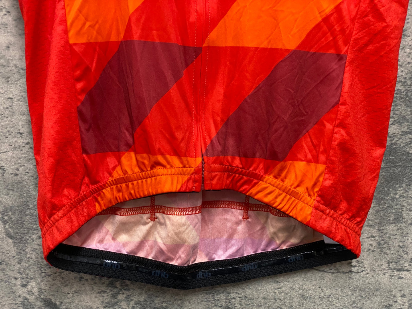 JA841 dhb BLOK 半袖 サイクルジャージ オレンジ S