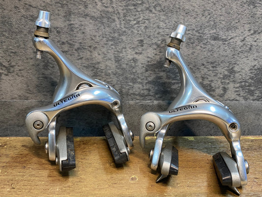 IZ157 シマノ SHIMANO アルテグラ ULTEGRA BR-6500 キャリパーブレーキ シルバー 前後セット