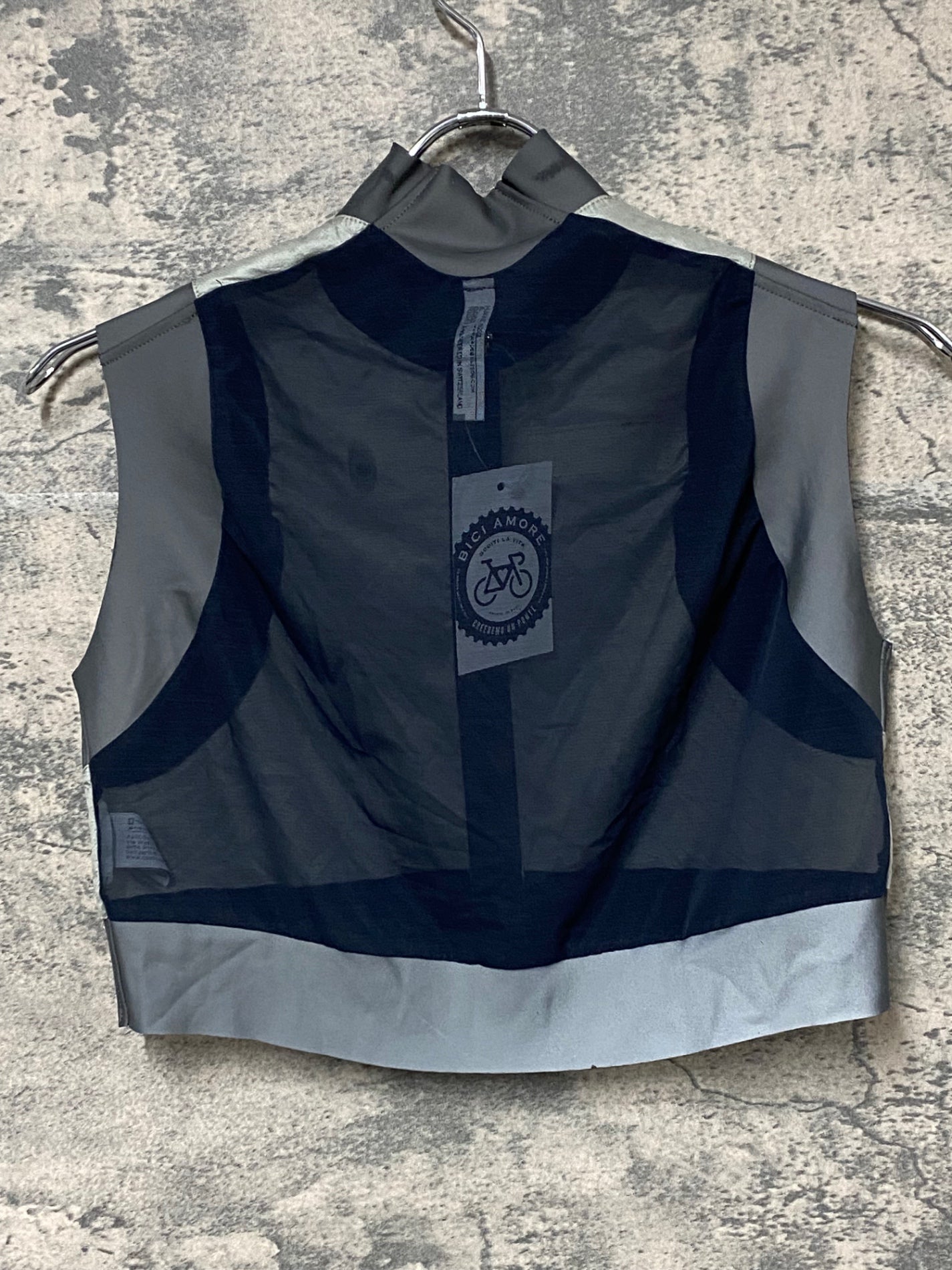 JB900 アソス ASSOS AMG FF1 EMEAGENCY WINDVEST EVO7 ジレ サイクルベスト シルバー リフレクト S ※スレ