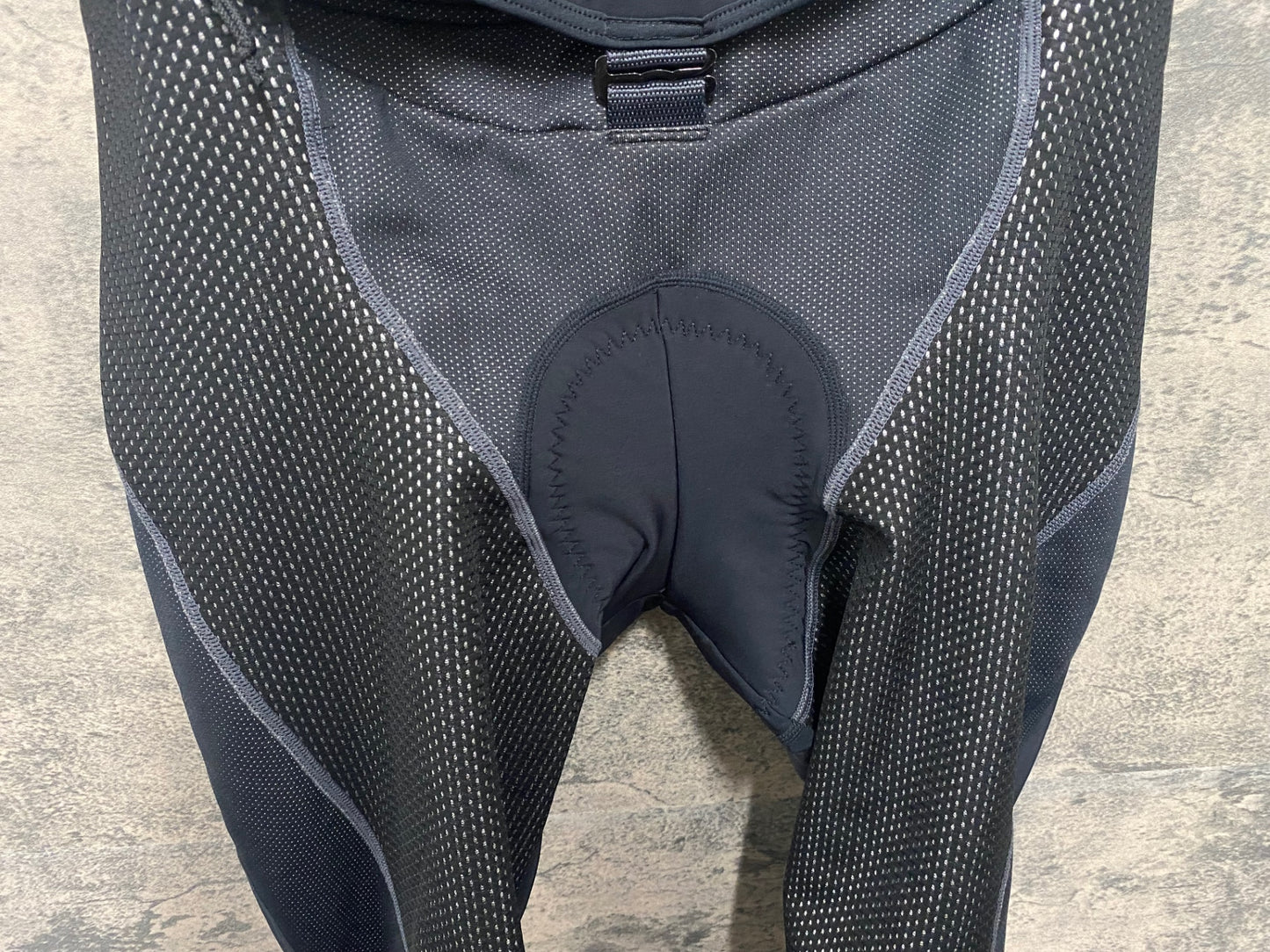 IY993 パールイズミ PEARL iZUMi クイック ビブタイツ 裏起毛 WIND BREAK TITANIUM 黒 XL