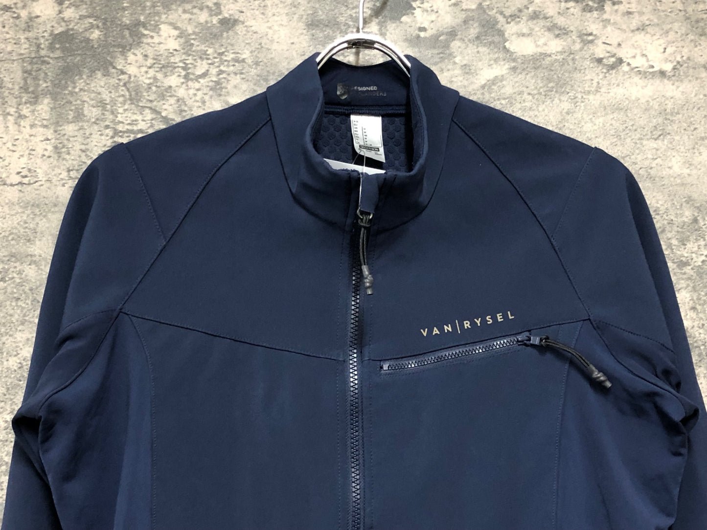 JA835 デカトロン DECATHLON 長袖 サイクルジャケット 濃紺 M VAN RYSEL