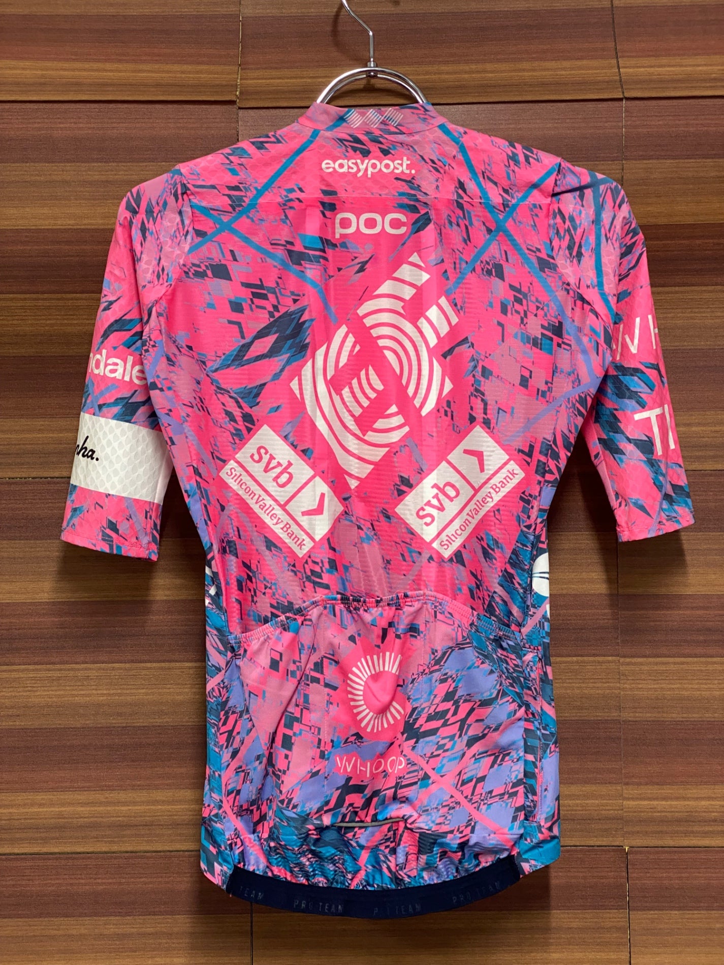 IU005 ラファ Rapha EF EDUCATION FIRST PRO TEAM WOMEN'S AERO JERSEY 半袖 サイクルジャージ ピンク XS レディース