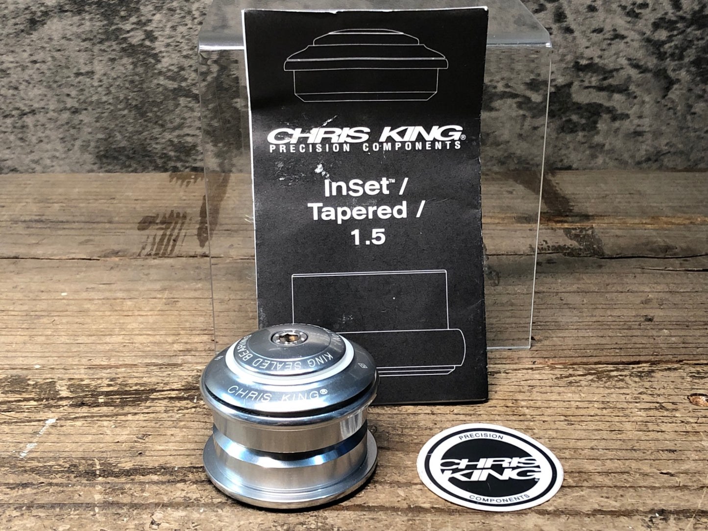 IQ467 クリスキング CHRIS KING 11/8 INSET GEL SILVER ヘッドセット