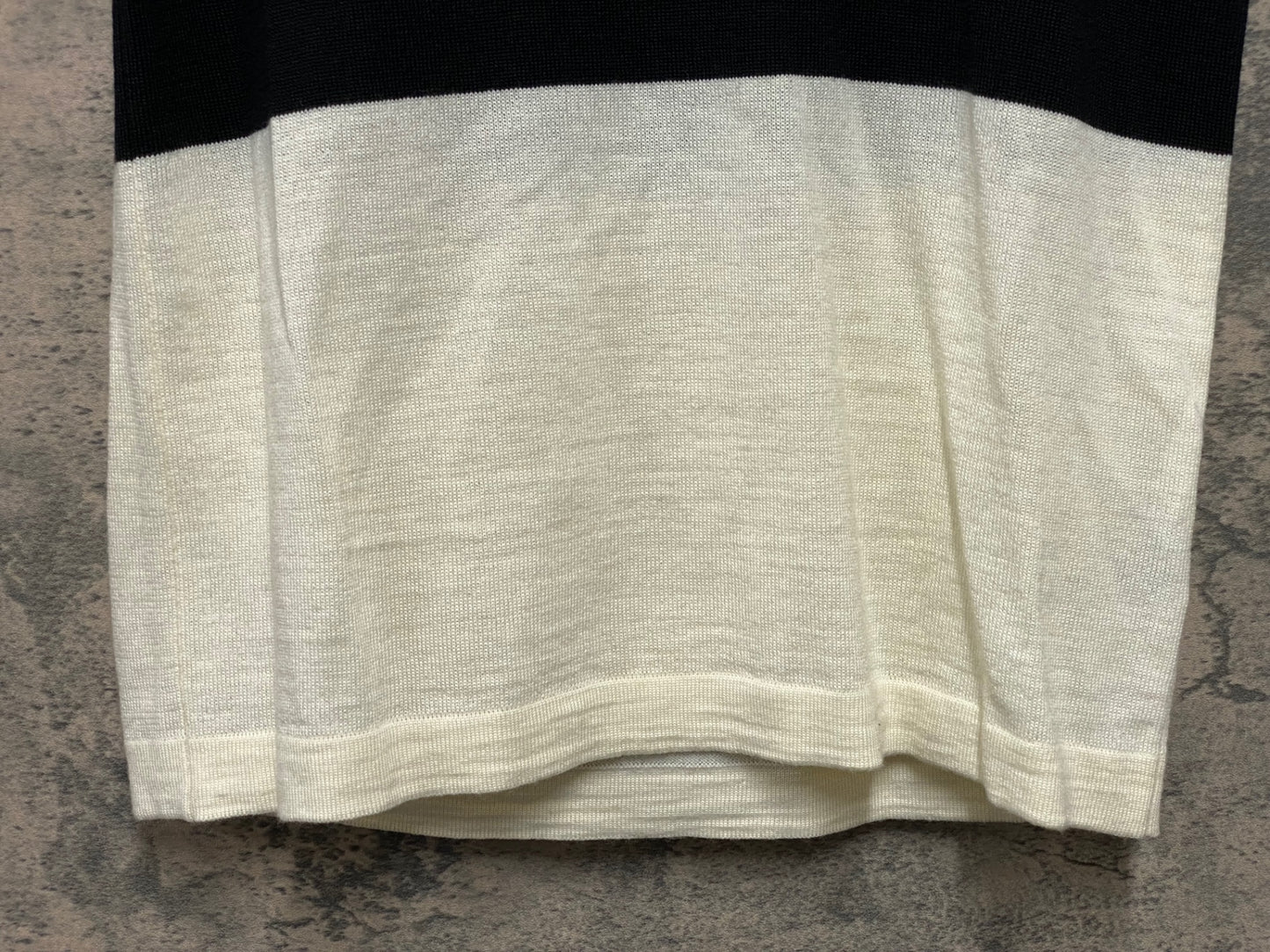 JD962 デマルキ De Marchi 半袖 ポロシャツ バックポケット 白 M