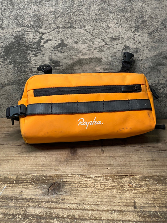 IX505 ラファ Rapha BAR BAG ハンドルバーバッグ オレンジ 汚れあり