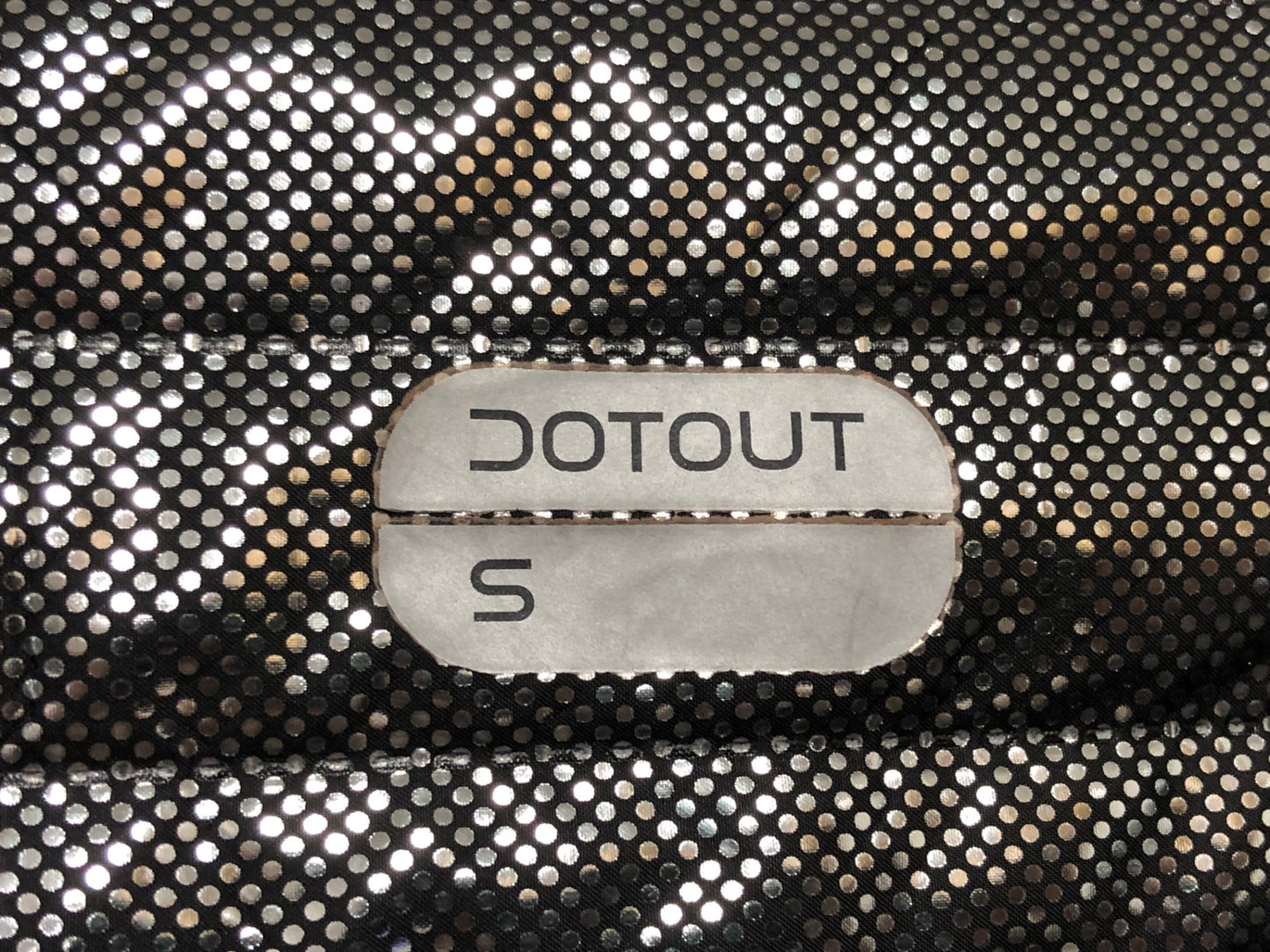 IQ680 ドットアウト DOTOUT 長袖 サイクルジャケット 青 S ダウン