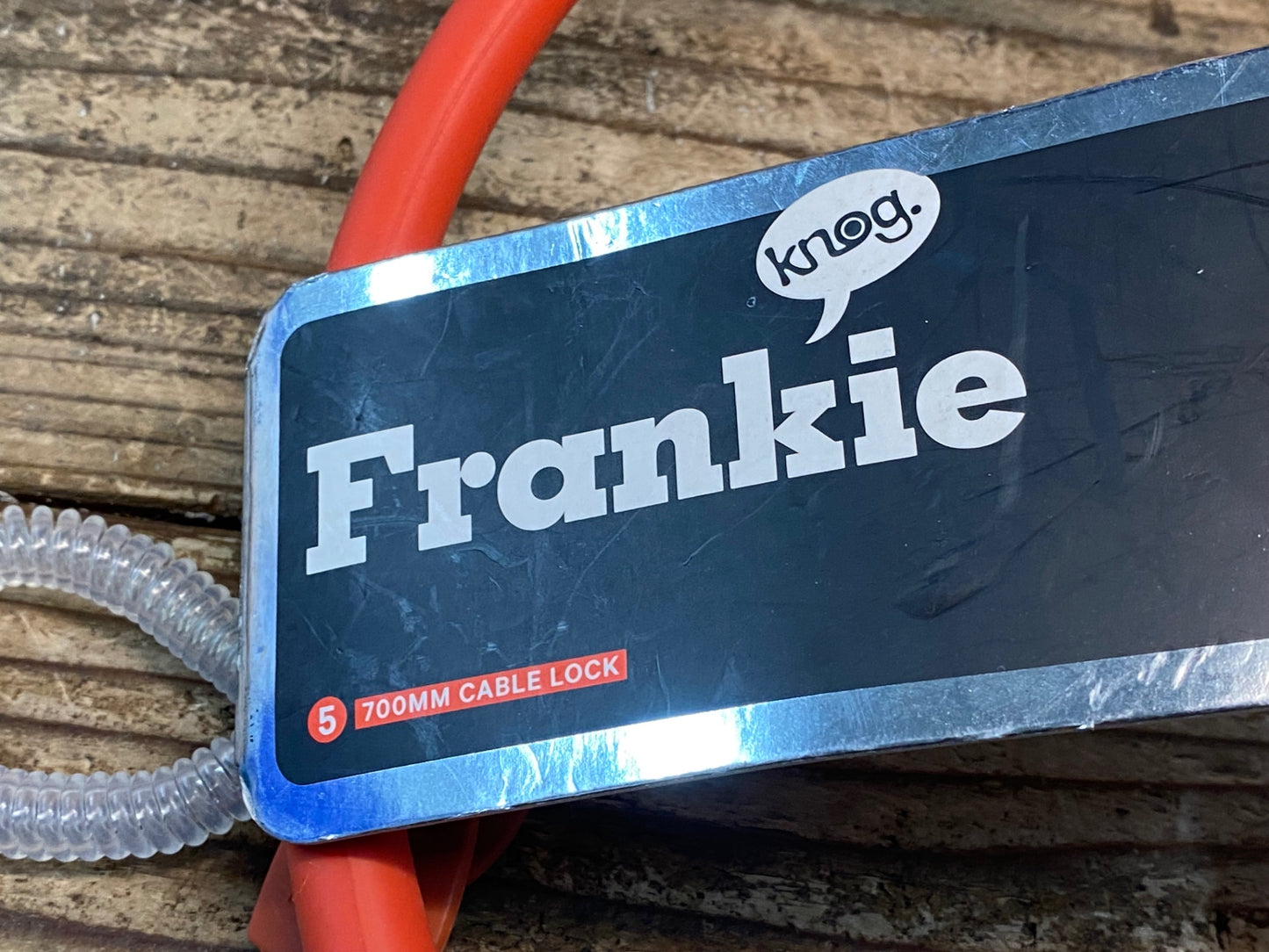 IL036 ノグ knog フランキー Frankie ケーブルロック 赤