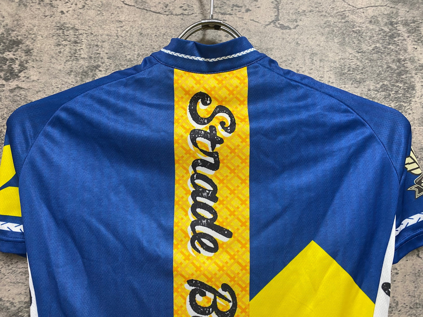 JD263 サンボルト SUNVOLT 半袖 サイクルジャージ 青 緑 黄 XS かわうその自転車屋さん 痛ジャージ