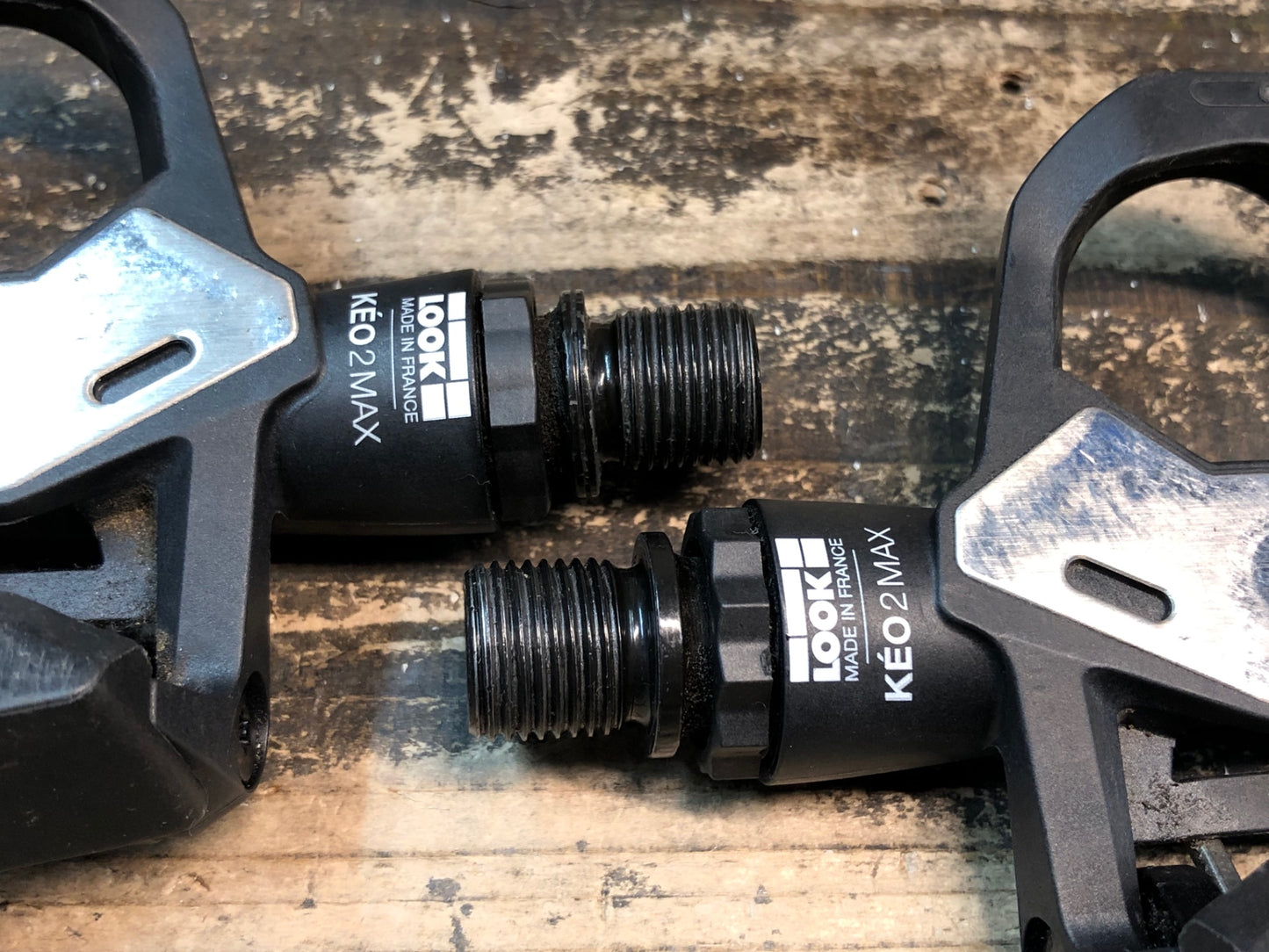 IZ479 ルック LOOK ケオ KEO 2 MAX ビンディングぺダル クロモリ クリート セット ※軸ガタ