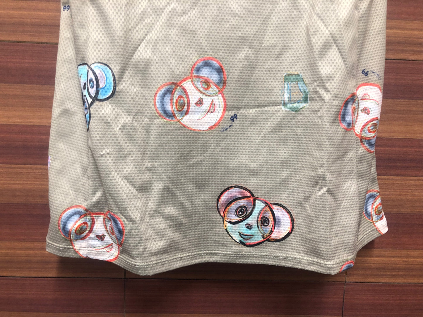IP989 パンダーニ pandani 半袖 サイクルジャージ ハーフジップ オリーブ L