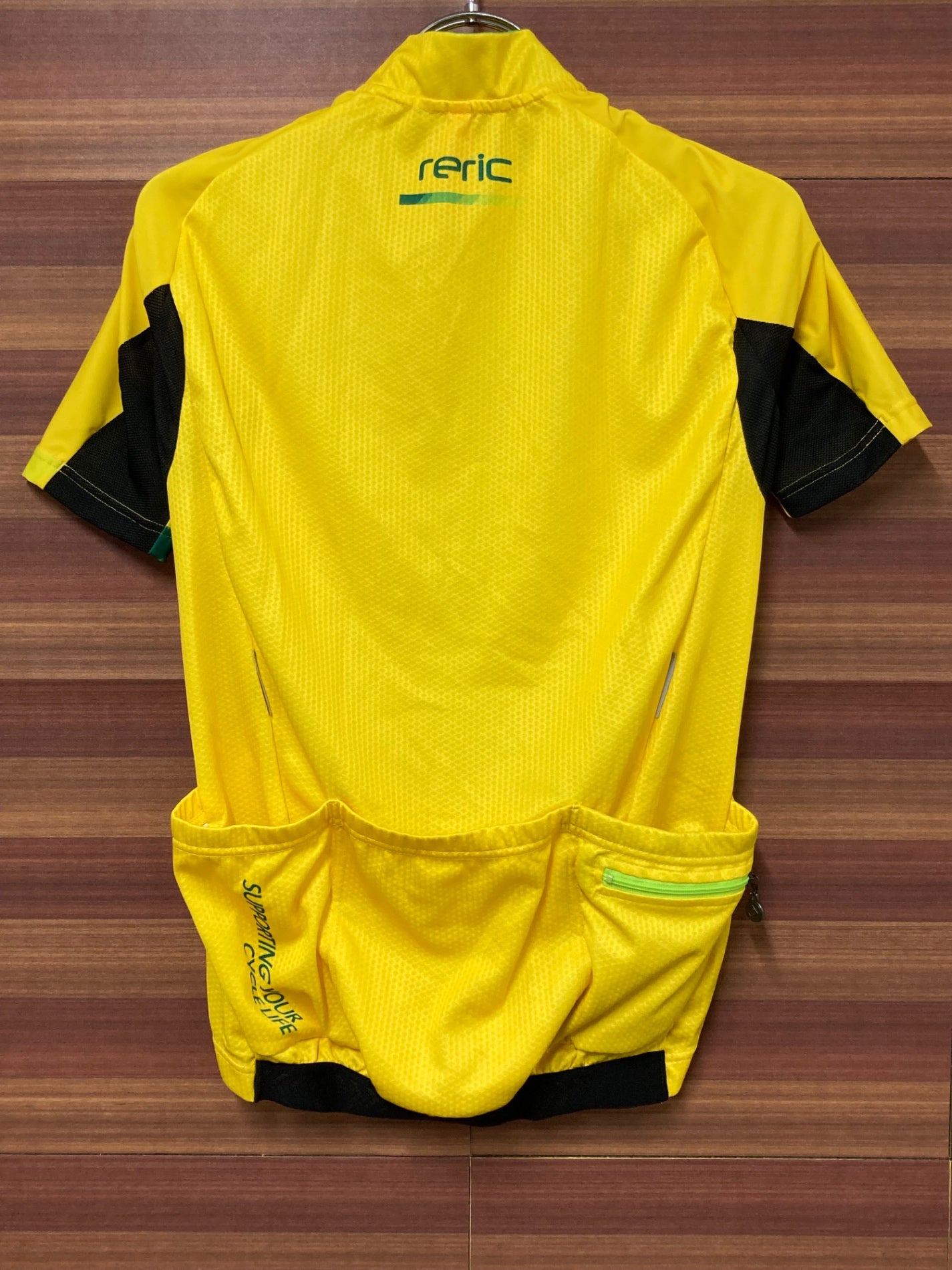 IL511 レリック reric 半袖サイクルジャージ 黄色 M レディース