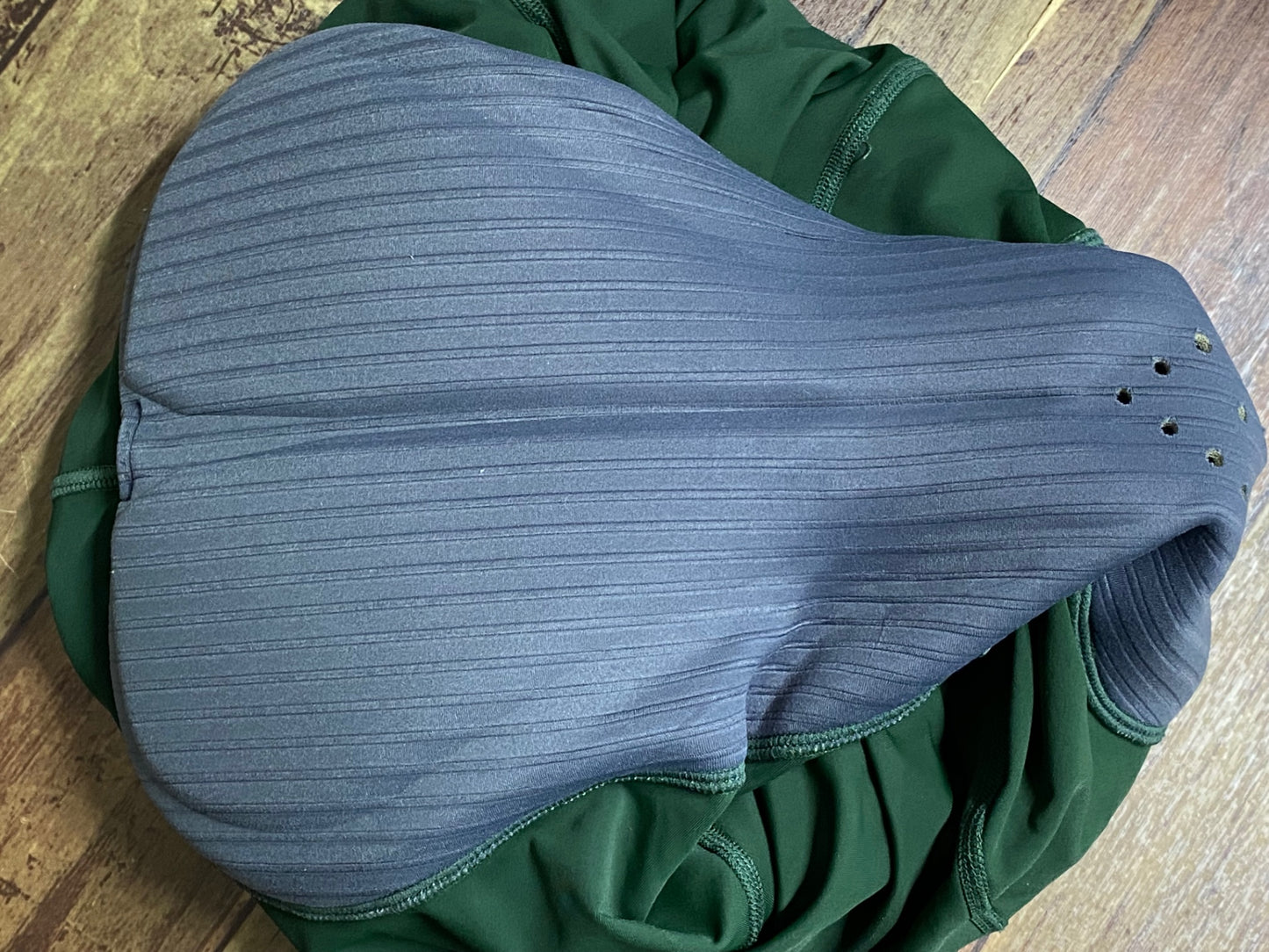 JC674 サンボルト SUNVOLT 半袖 セパレート ワンピース 白 緑 L ※付け根スレ