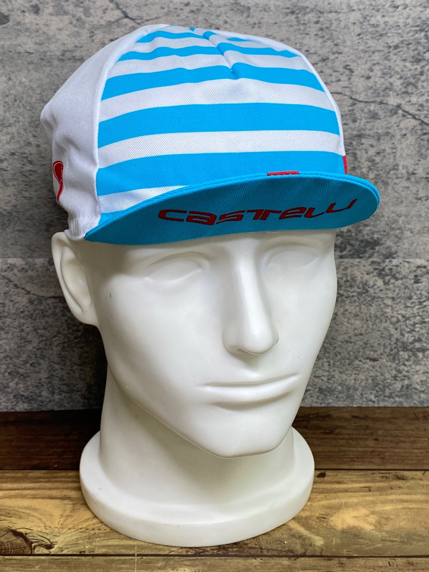 IV853 カステリ CASTELLI サイクルキャップ 白