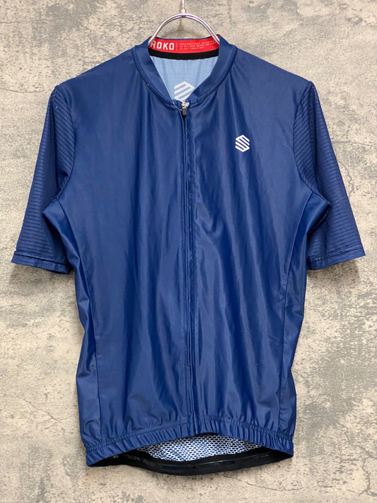 JB360 シロコ SIROKO 半袖 サイクルジャージ 紺 S
