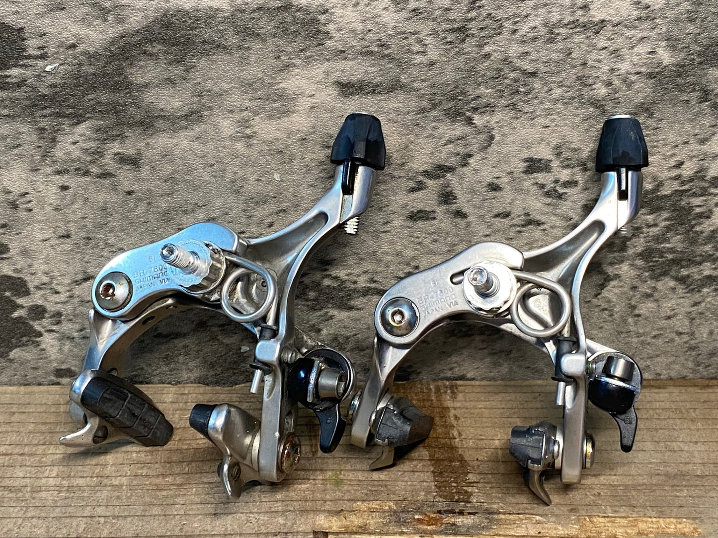 IV473 シマノ SHIMANO デュラエース DURA-ACE BR-7800 キャリパーブレーキ 前後セット ※固定ナット欠品