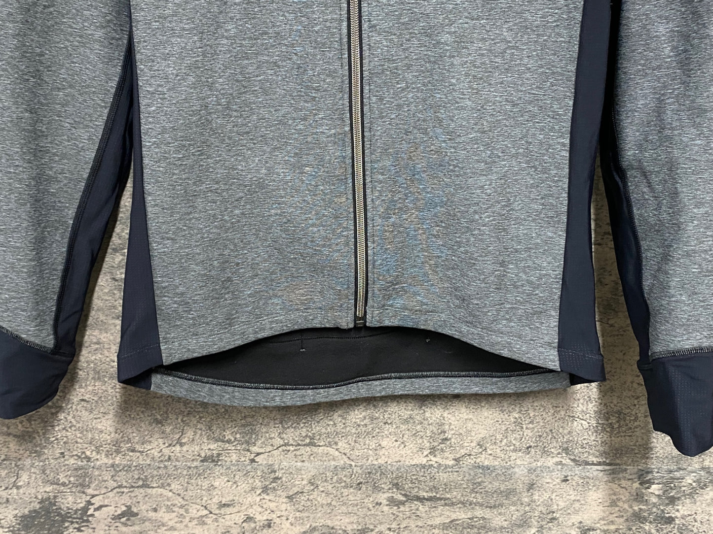 JB435 カペルミュール Kapelmuur 長袖サイクルジャケット 裏起毛 Mサイズ 灰黒色