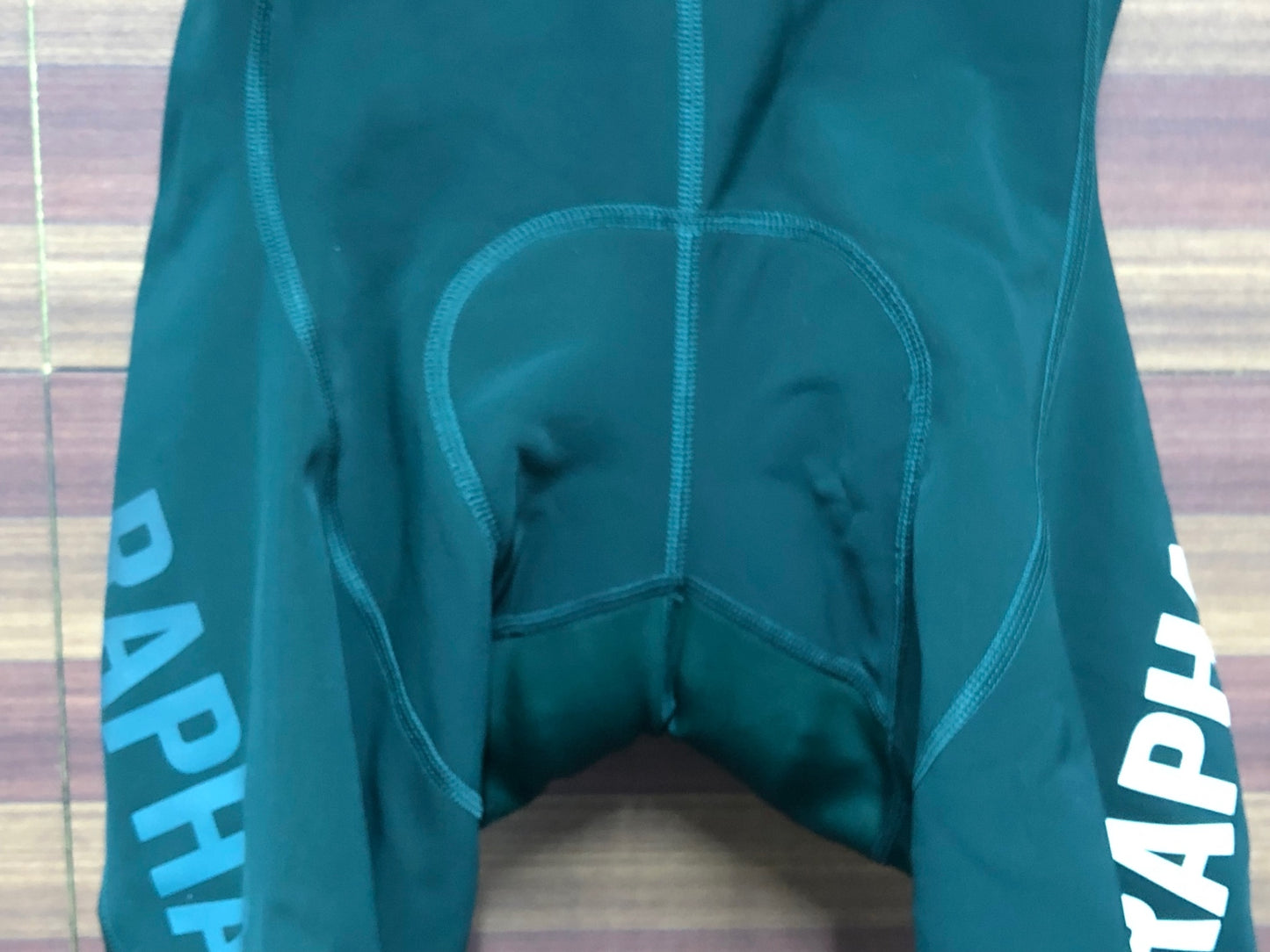 IT541 ラファ Rapha PRO TEAM WINTER BIB SHORTS ビブショーツ 緑 L 裏起毛