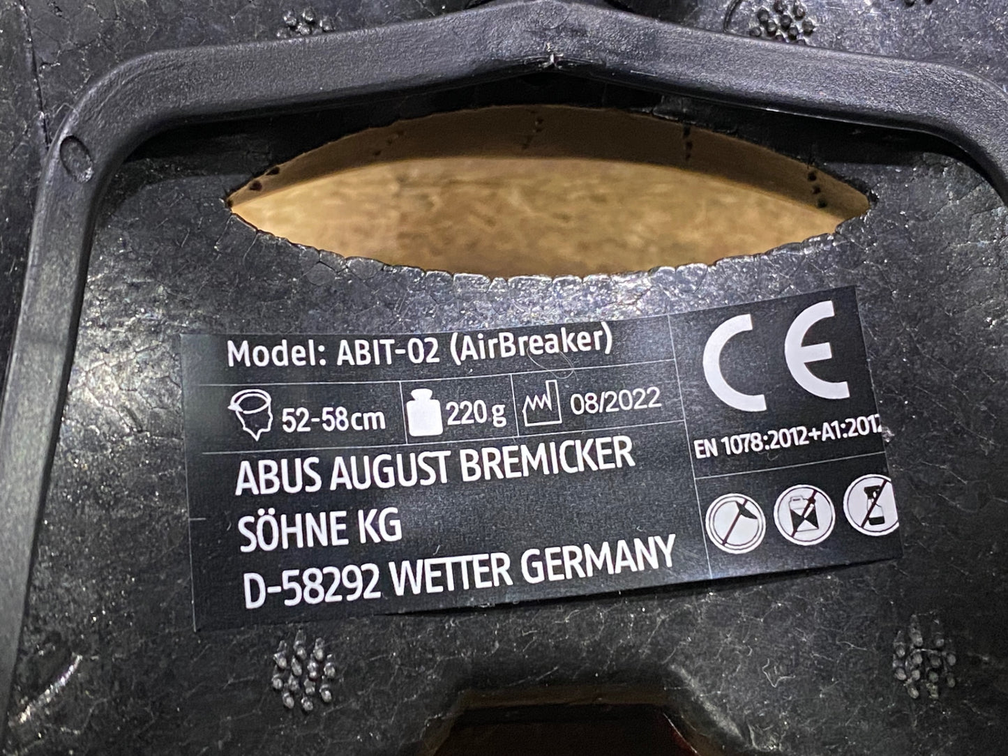 IR601 アブス ABUS エアブレーカー AIRBREAKER エロイカ Eroica キャンティレッド M 52-58cm 2022/8製造