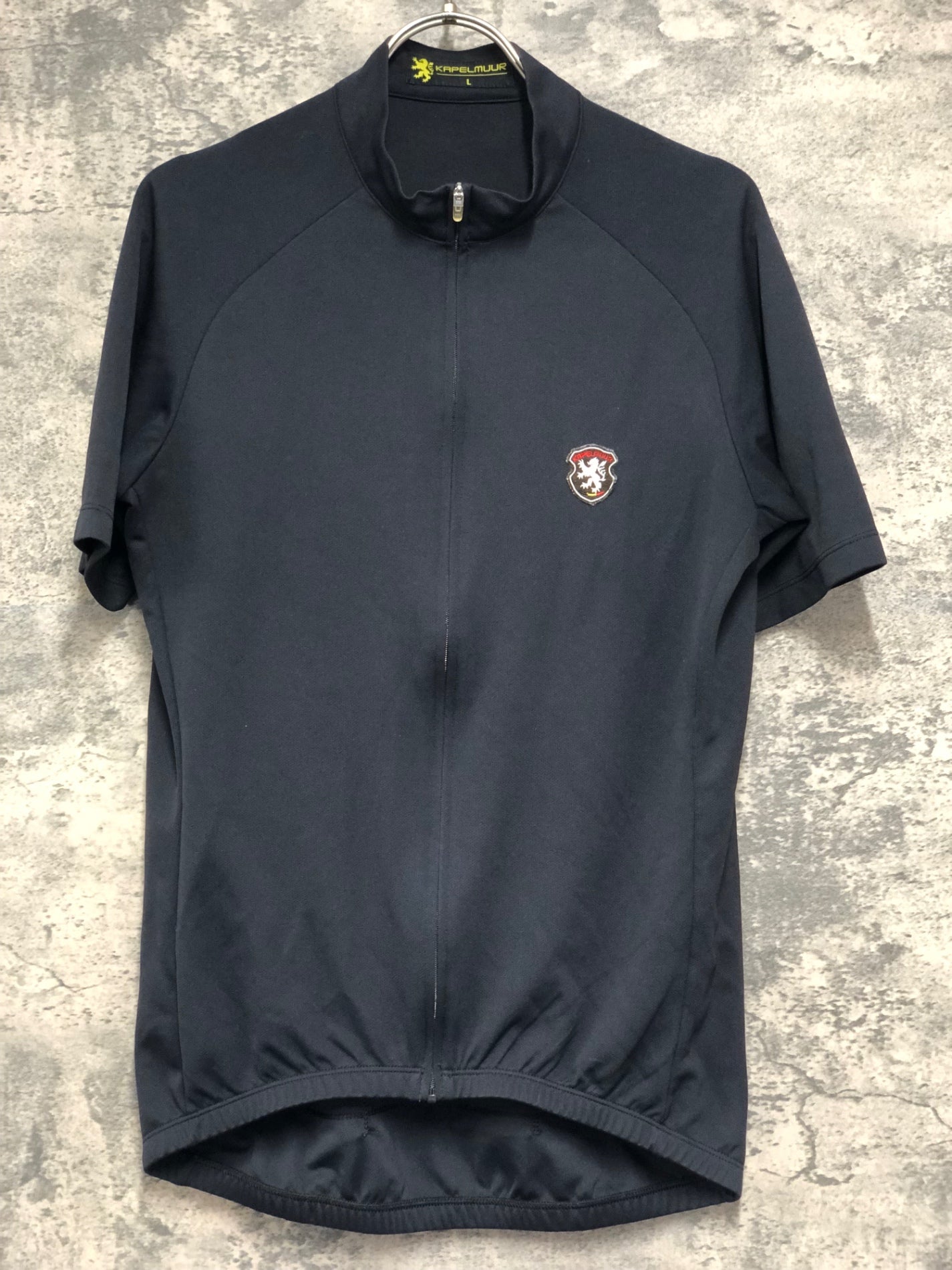 IX287 カペルミュール kapelmuur 半袖 サイクルジャージ Lサイズ 黒