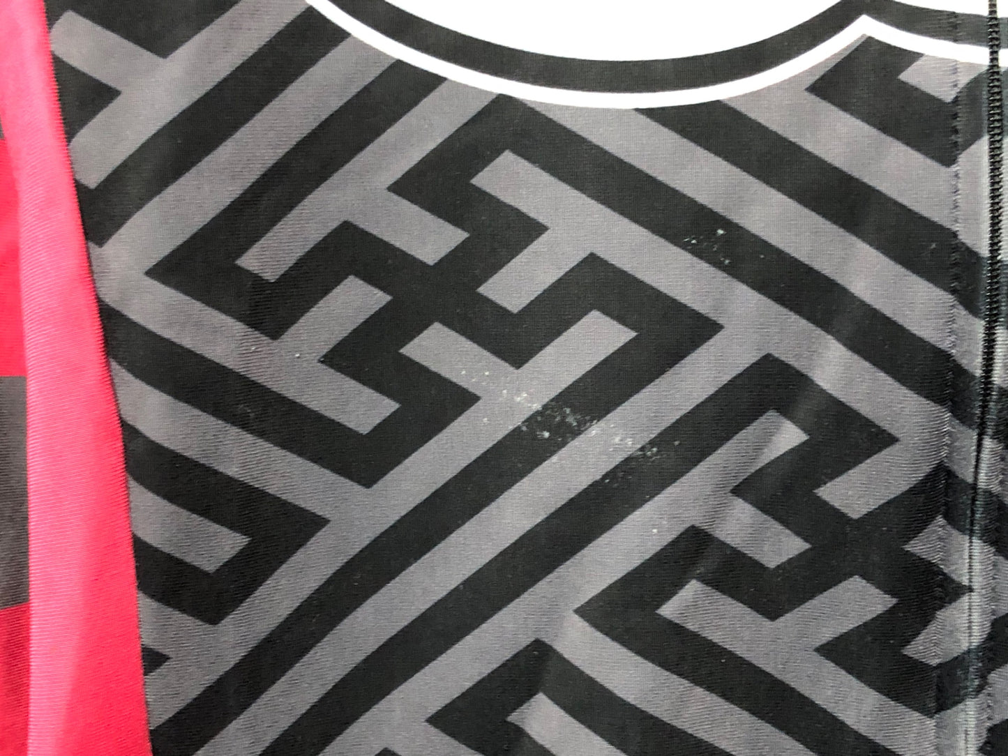 IS999 チャンピオンシステム Champion System 長袖 サイクルジャージ 黒 ピンク L 裏起毛