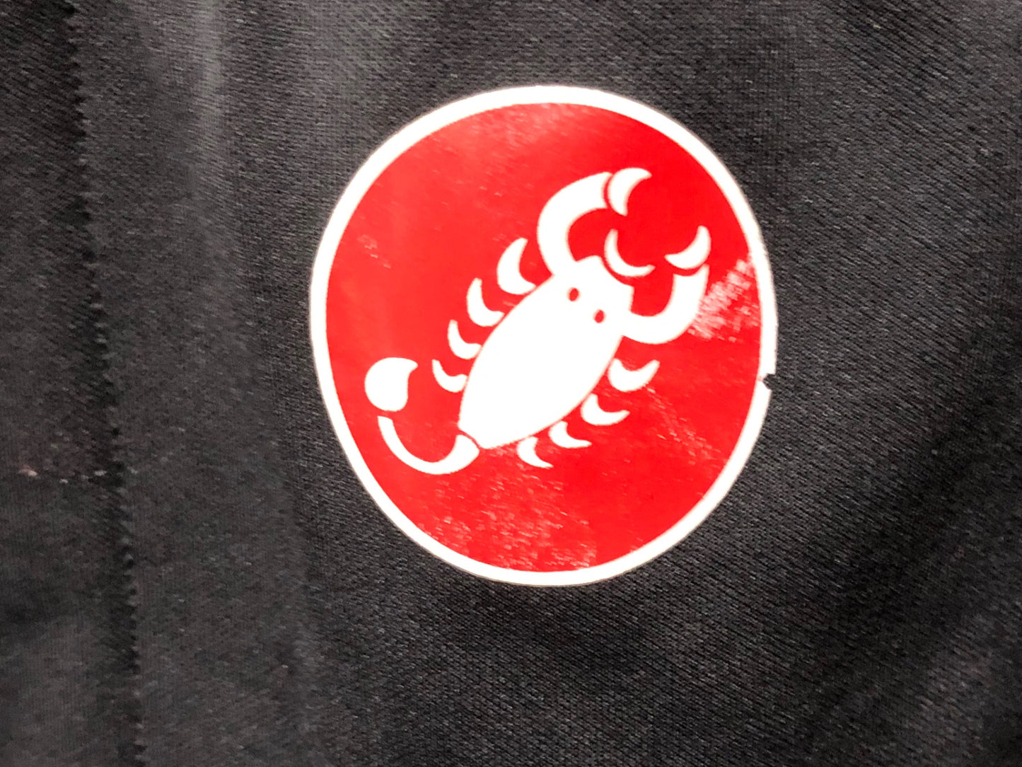 JC152 カステリ CASTELLI 長袖 サイクルジャージ 緑 黒 サイズ不明