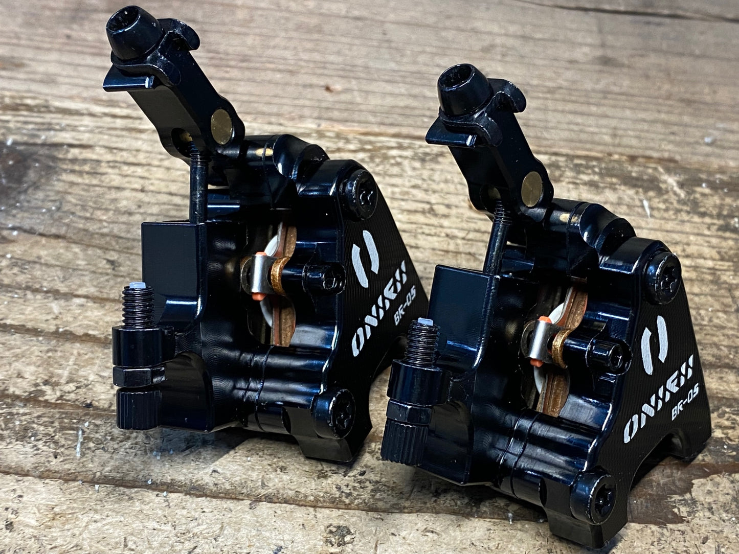 IZ235 ONIRII BR-05 ディスクブレーキキャリパー 前後セット機械式 ディスクブレーキローター付属 Φ160