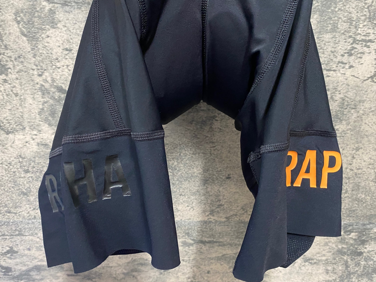 JD286 ラファ Rapha MEN'S PRO TEAM BIB SHORTS Ⅱ REGULAR LENGTH ビブショーツ 黒 オレンジ M