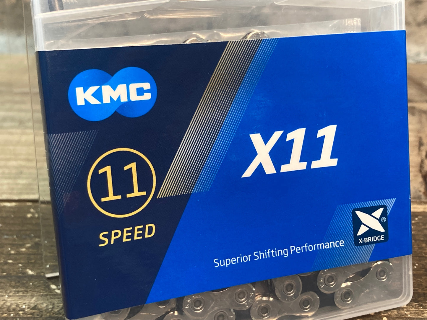 IR665 KMC X11 チェーン 11S 118L シルバー 黒 ミッシングリンク